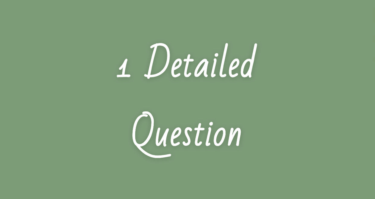 1 Detailed Question
